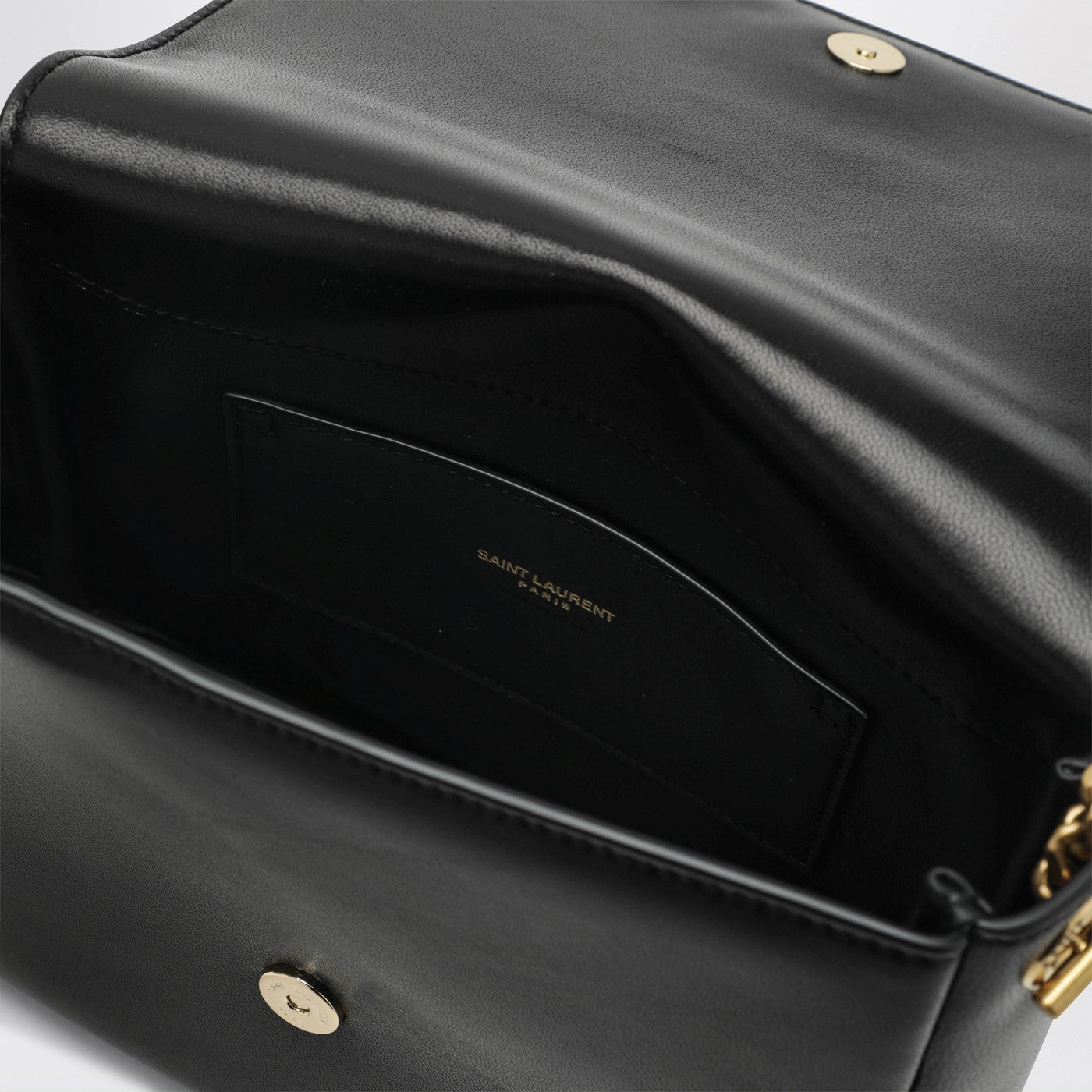 Black leather Kate bag