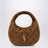 Icarino-Tasche in Karamell aus gestepptem Wildleder