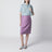 Polo azzurra in cashmere e seta
