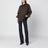 Giacca camicia Cassandre marrone scura