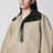 Waterproof cotton jacket with Intrecciato collar