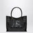 Le City small lambskin leather tote bag in black