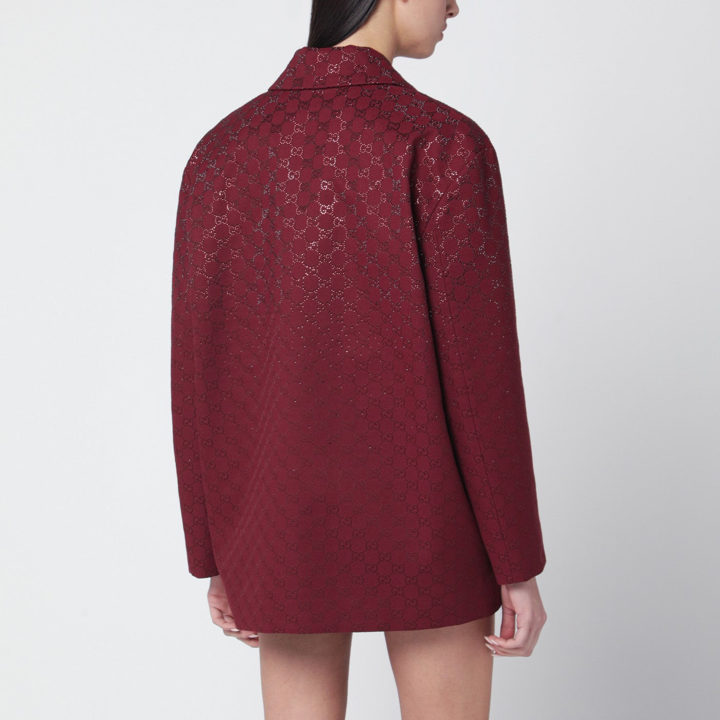 Veste Rosso Ancora en tissu GG avec cristaux