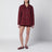 Mini gonna Rosso Ancora in tessuto GG con cristalli