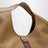Borsa shopping Giglio grande in pelle GG traforata beige scuro