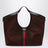 Grand sac shopping Giglio marron en daim