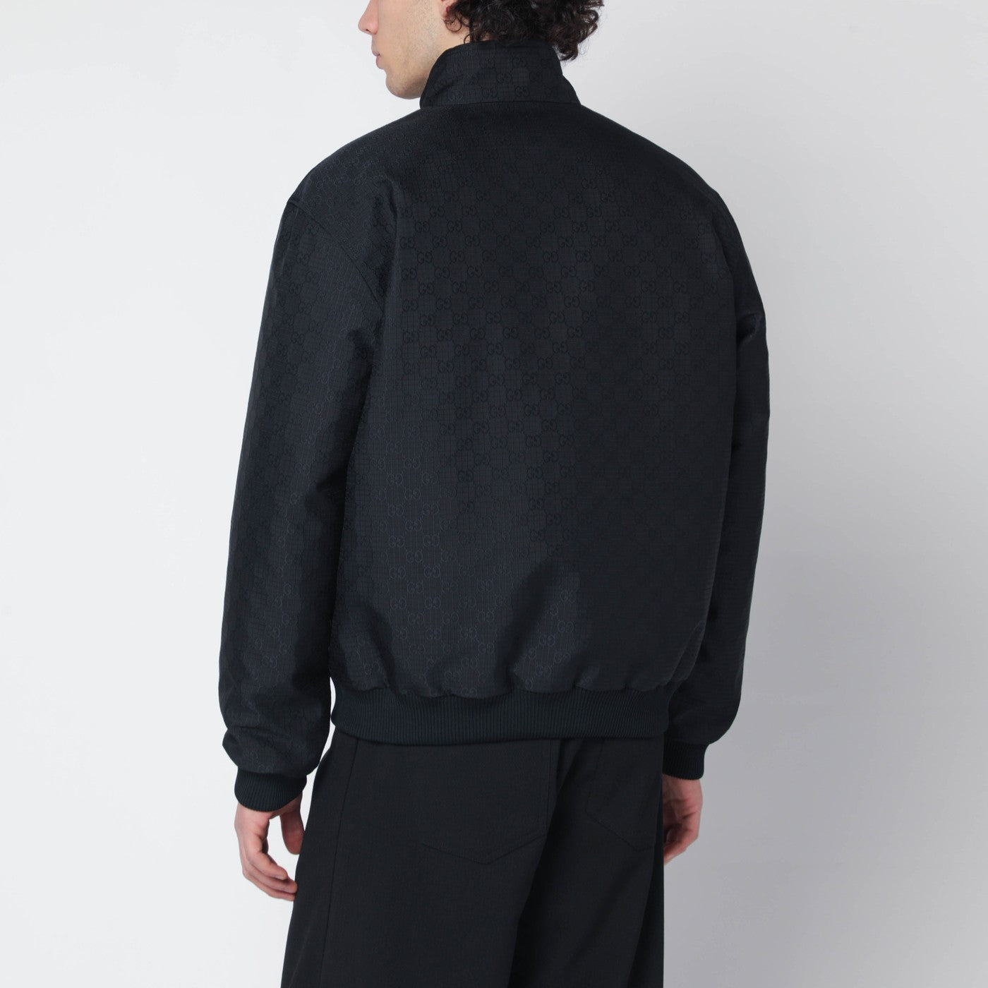Dark blue GG ripstop jacket