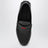 Men's driver loafer in black leather with Web