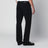 Jeans a gamba dritta neri in cotone