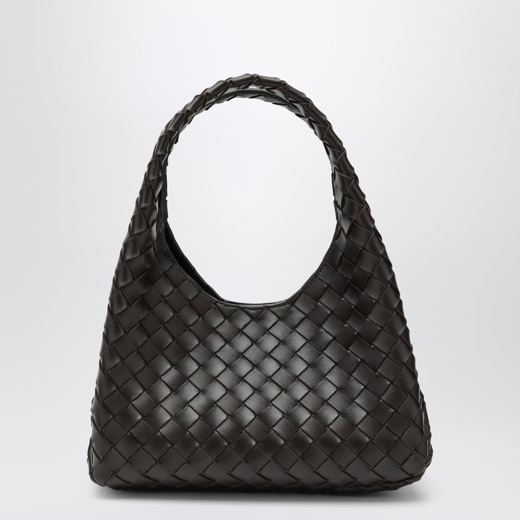 Campana kleine Tasche in Farbe Fondant aus Intrecciato-Leder