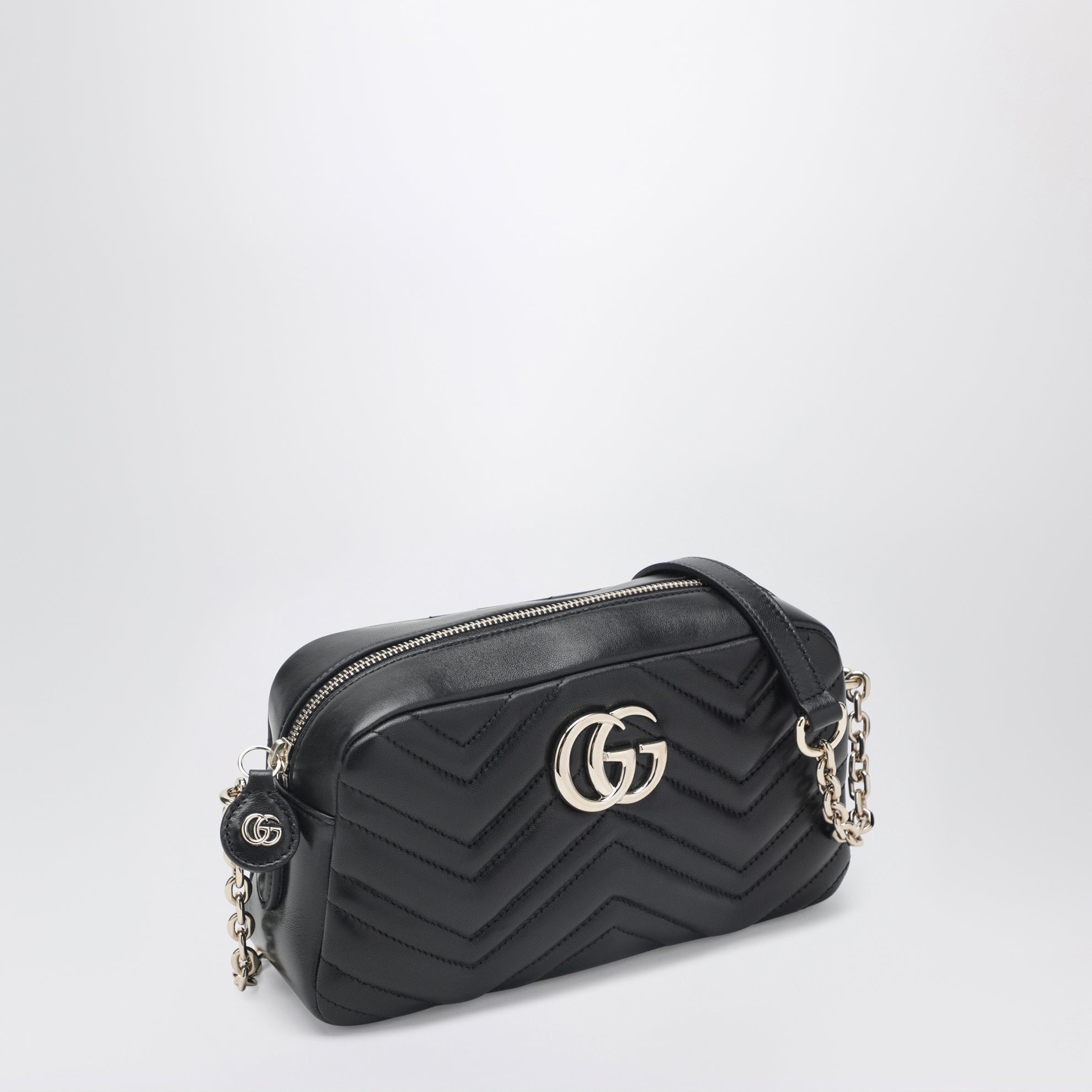 Small black GG Marmont camera bag