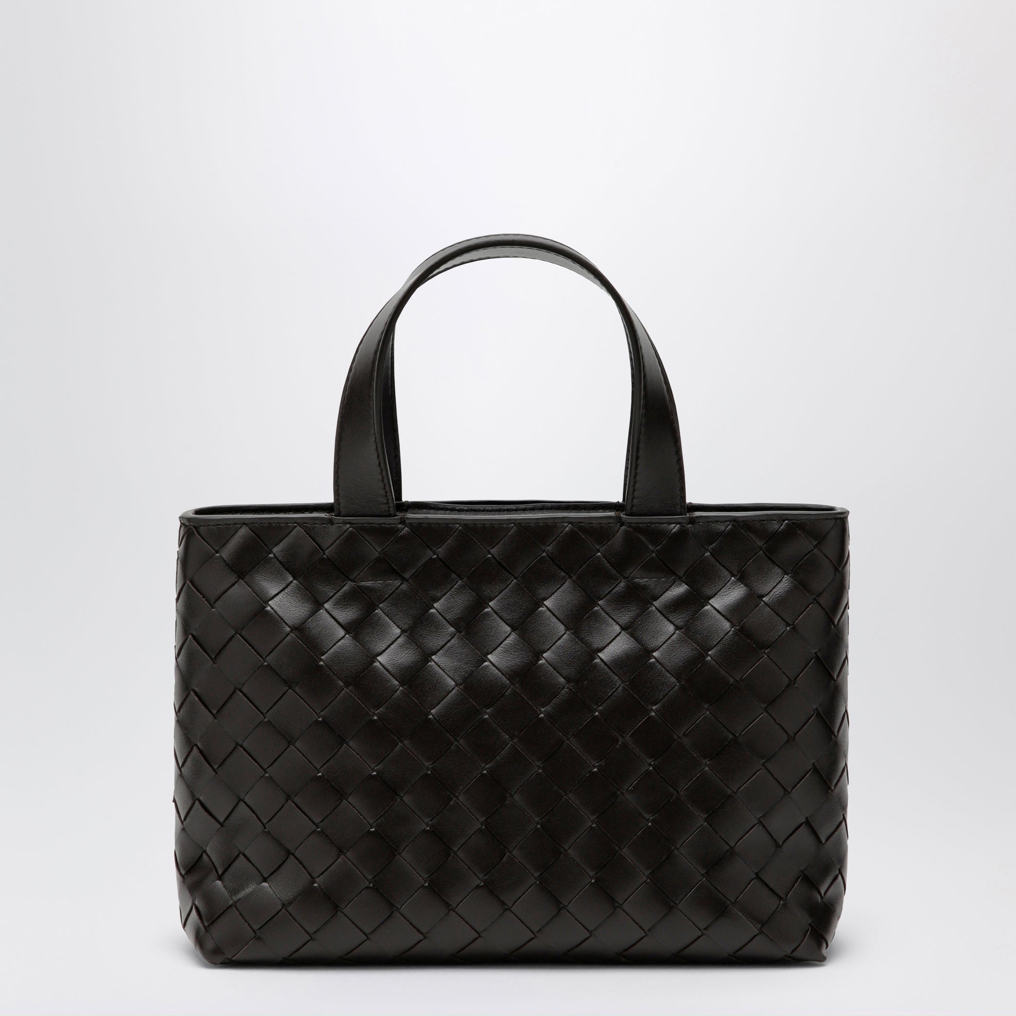 Intrecciato Mini Tote Bag in Fondente