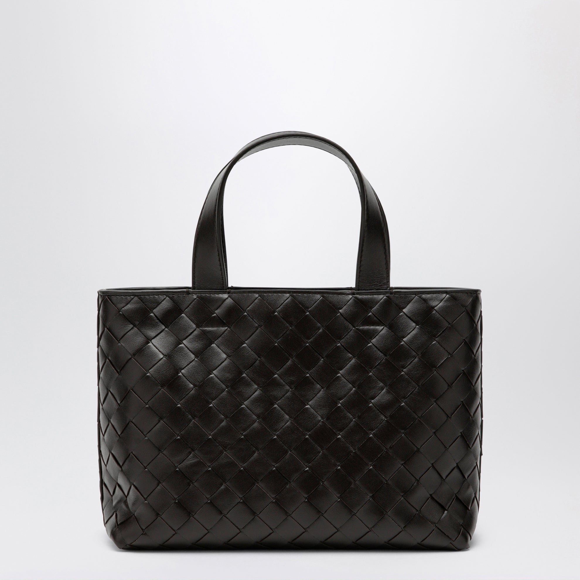 Intrecciato Mini Tote Bag in Fondente