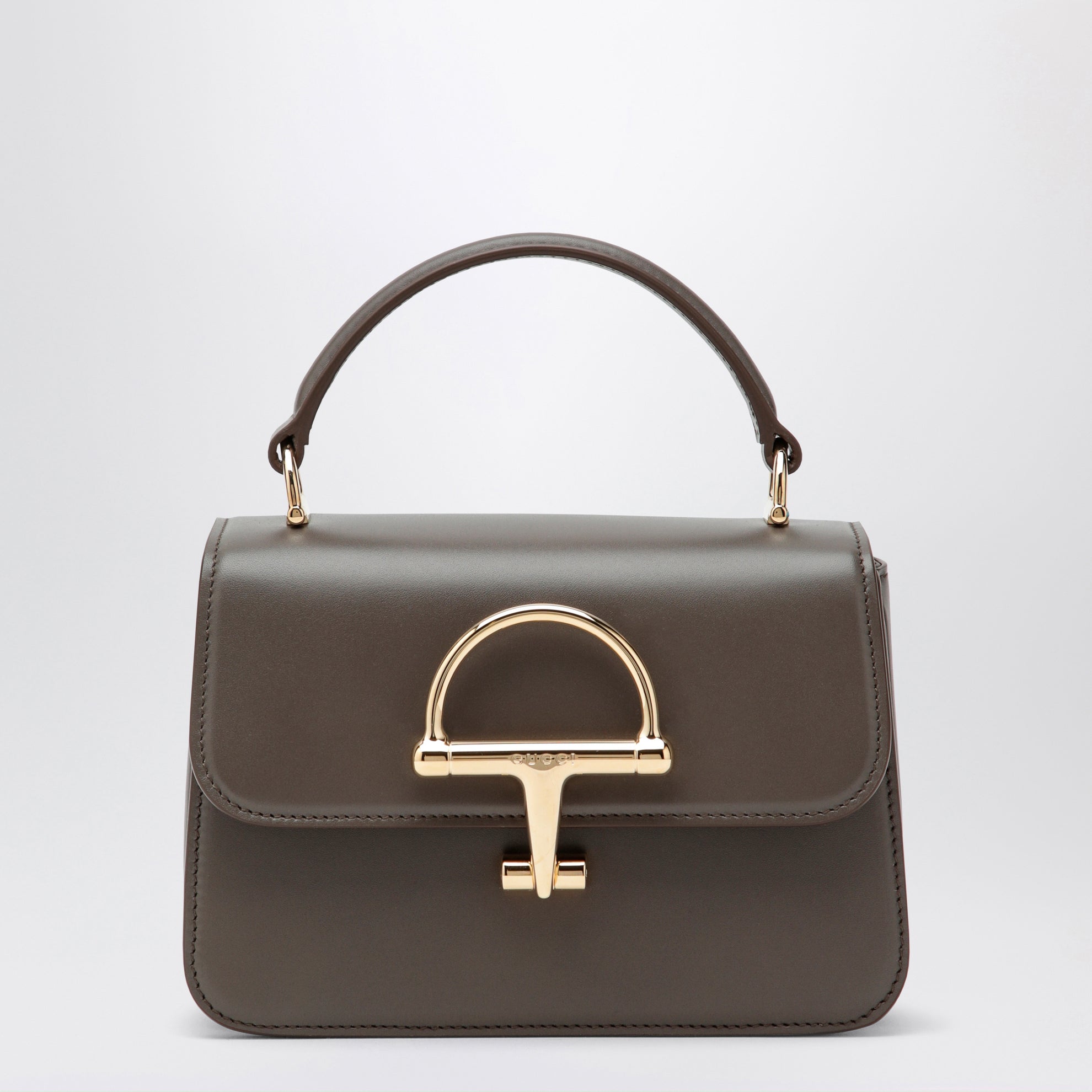 Borsa a mano piccola Gucci Siena marrone taupe
