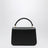 Small Siena top handle bag in black leather