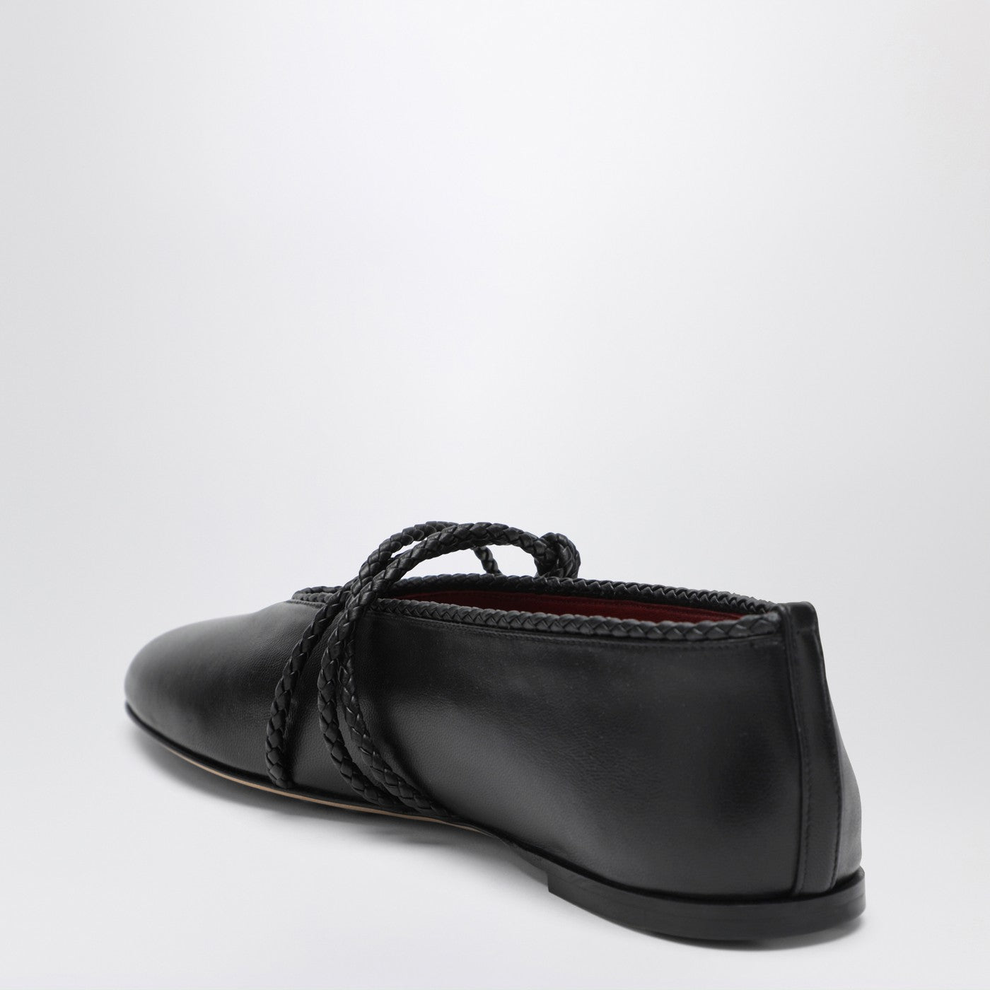 Ballerine Rosa Mary-Jane nere