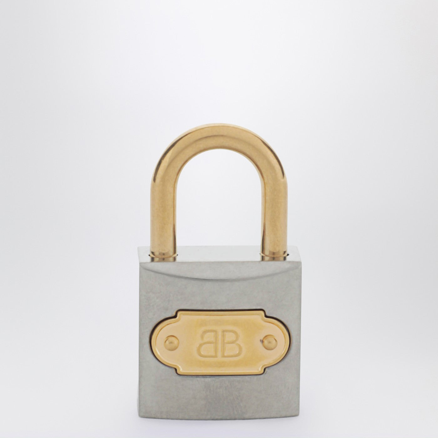 BB Padlock Schlüsselanhänger in Silber und Gold