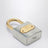 BB Padlock Schlüsselanhänger in Silber und Gold