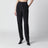 Tailored trousers in black habutai silk