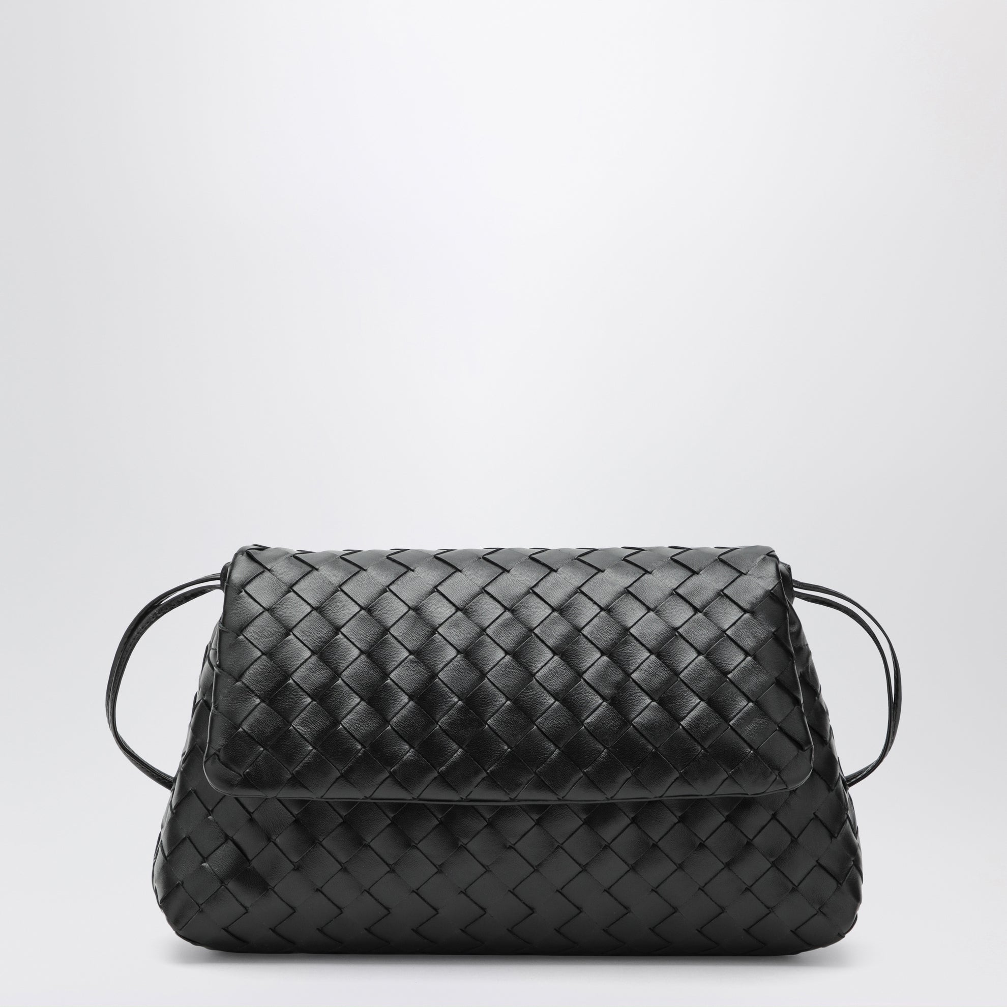 Black Intrecciato Giorno clutch