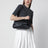 Black Intrecciato Giorno clutch