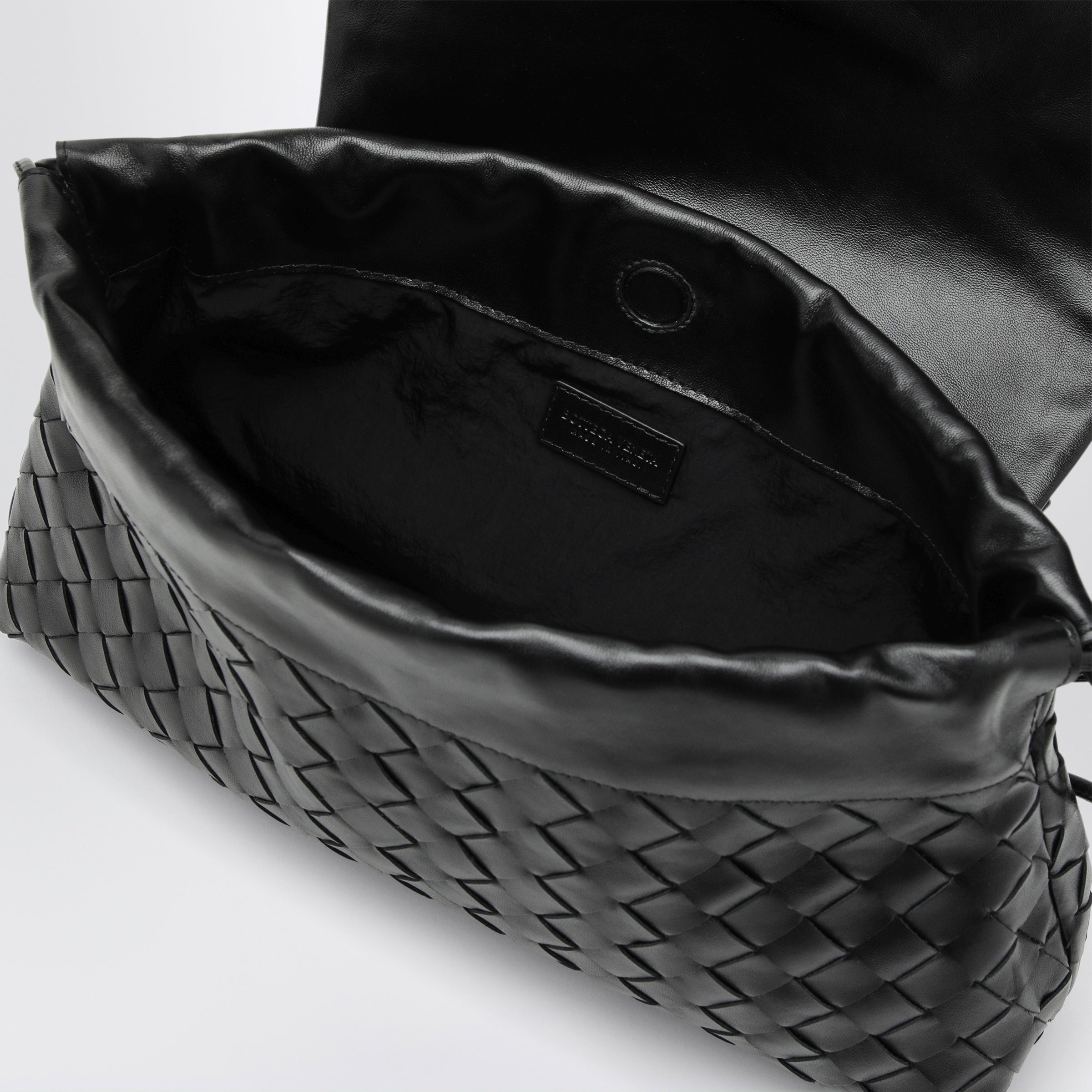 Bottega Veneta Black Intrecciato Giorno clutch | TheDoubleF