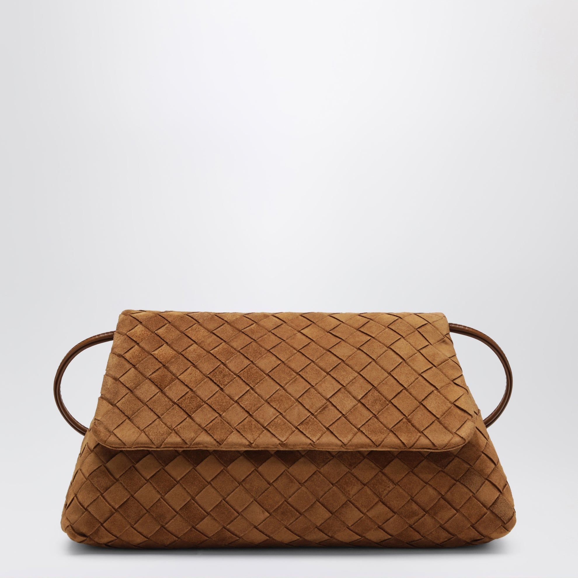 Borsa Giorno in suede Intrecciato Amber