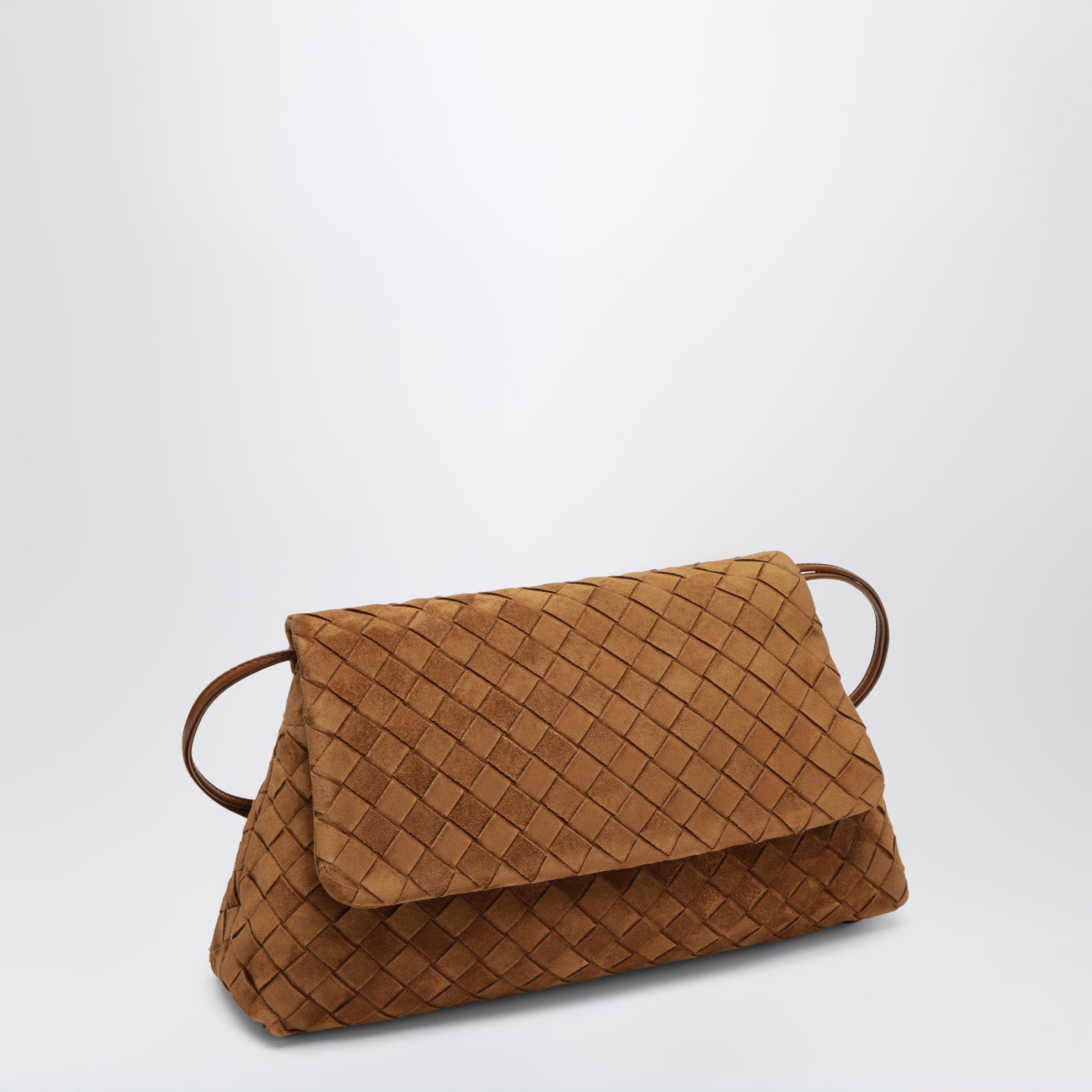 Borsa Giorno in suede Intrecciato Amber