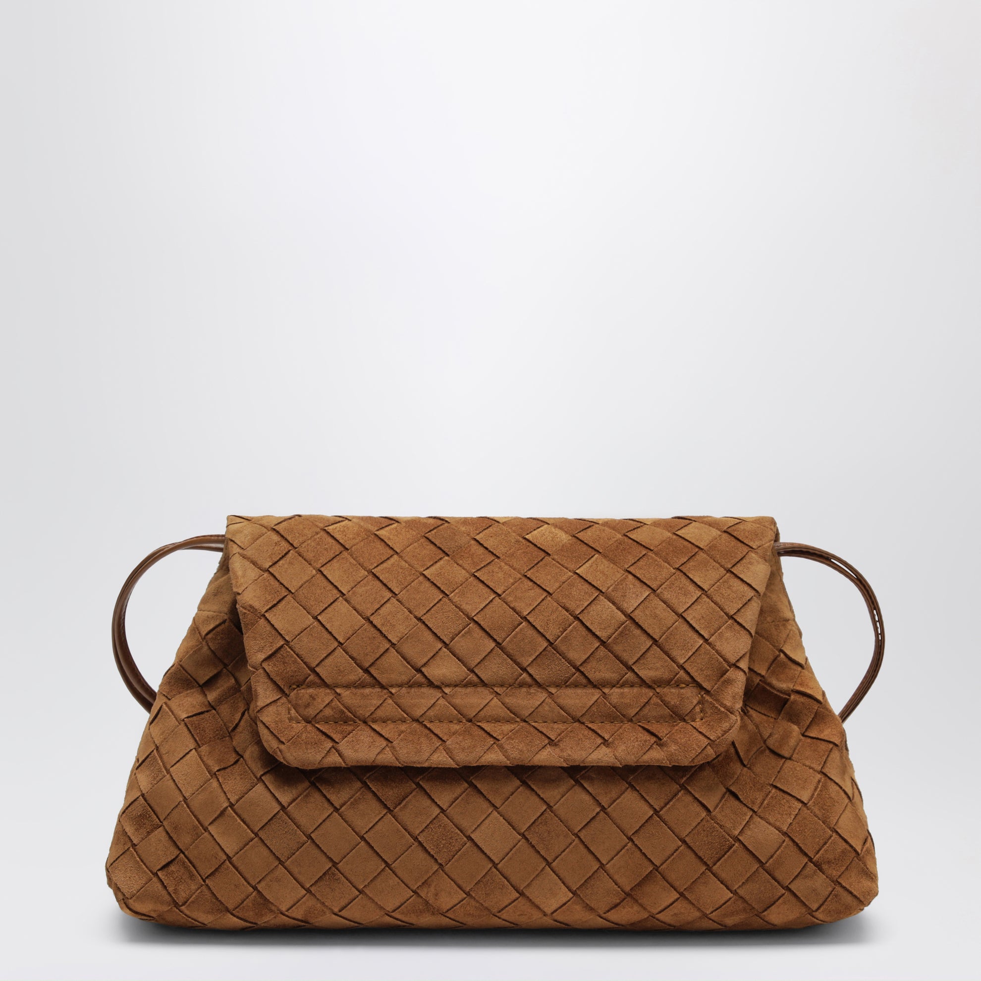 Borsa Giorno in suede Intrecciato Amber