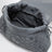 Giorno woven suede clutch in cloudy indigo