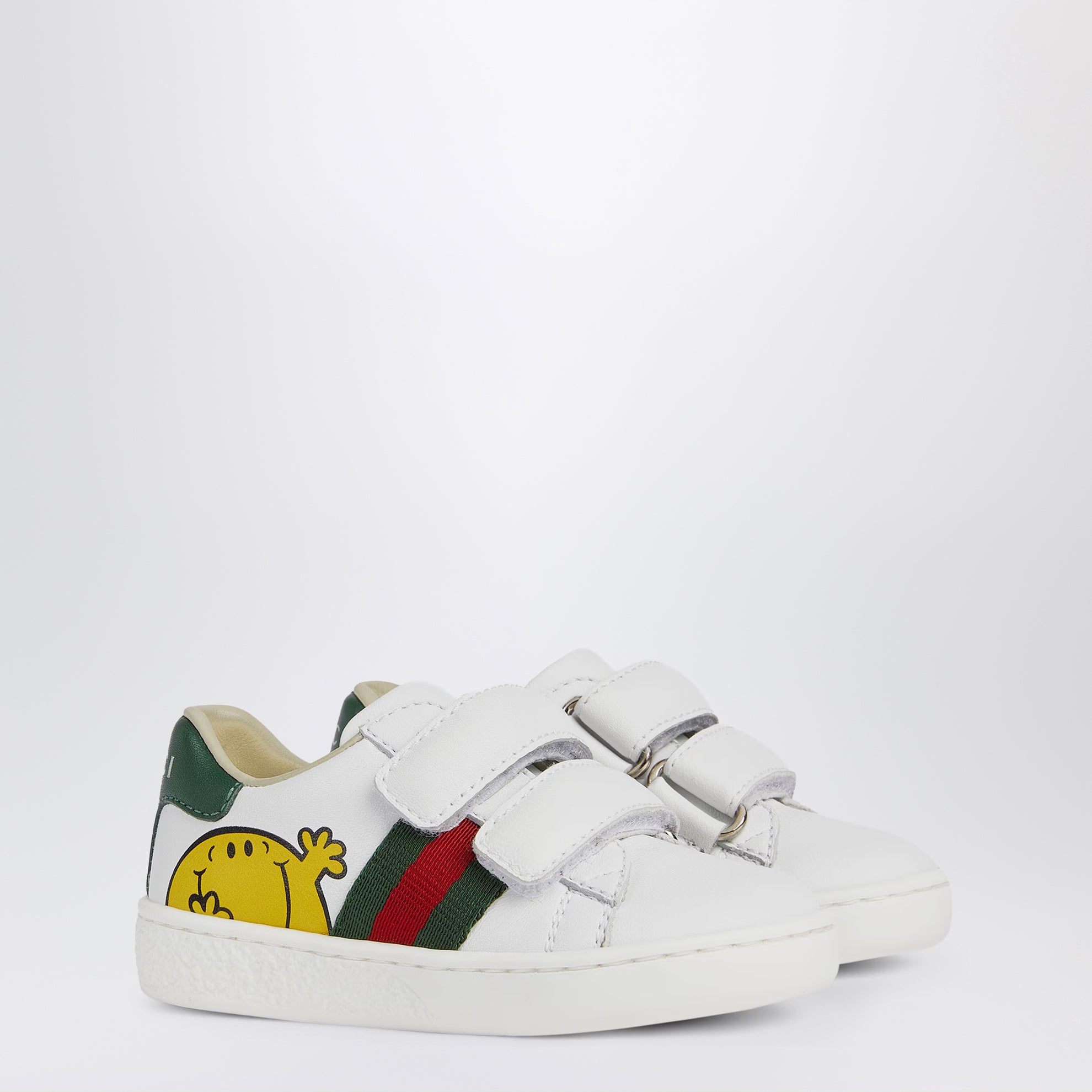 Baskets Gucci Ace en cuir avec Mr. Men