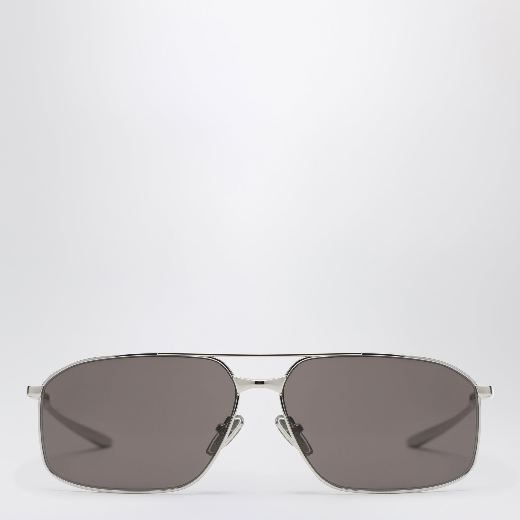 Rechteckige Sonnenbrille Silver/Black