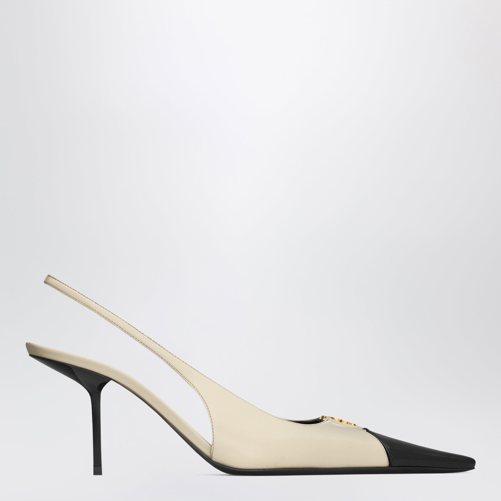 Babylone Breteuil slingback pumps in smooth leather