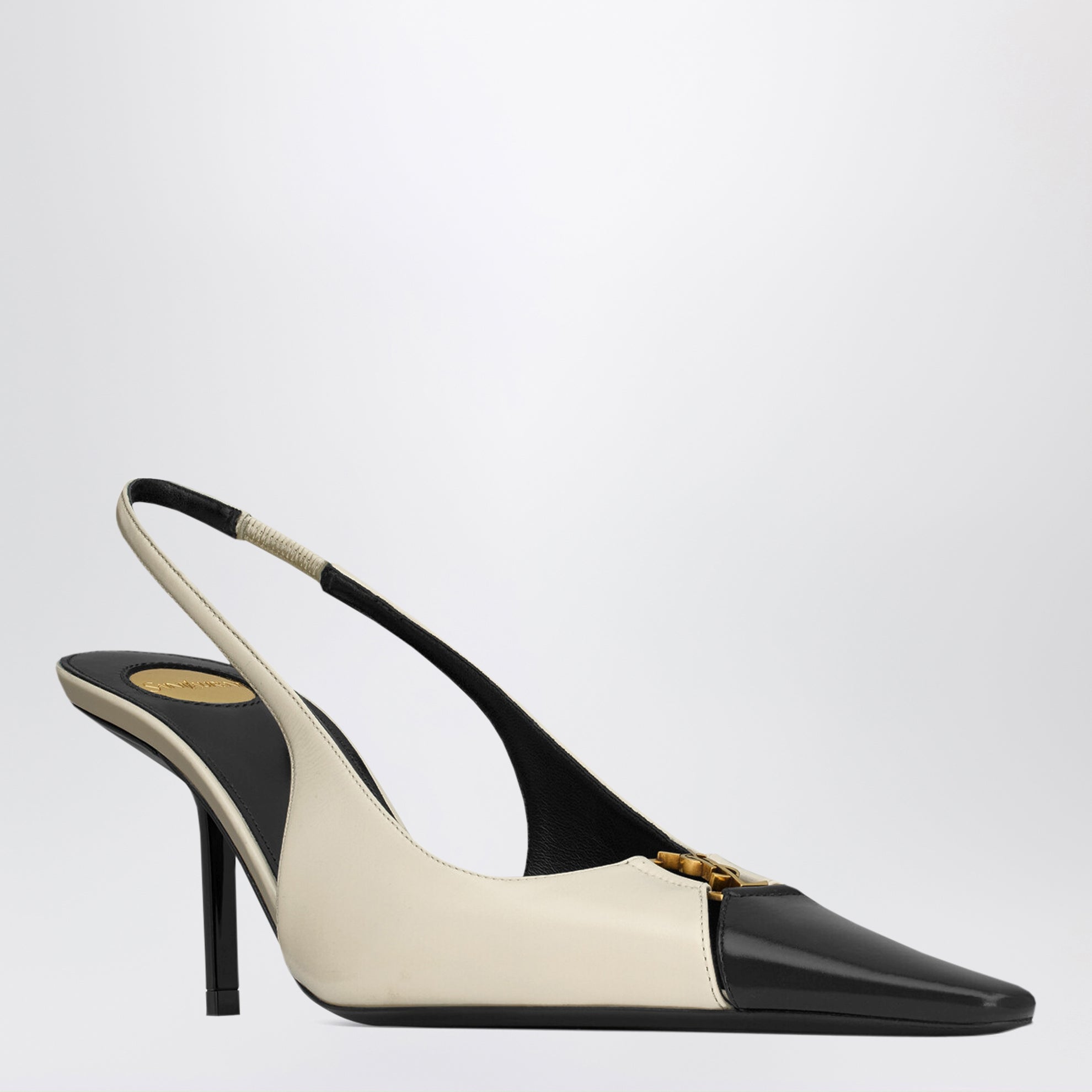 Babylone Breteuil slingback pumps in smooth leather