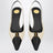 Babylone Breteuil slingback pumps in smooth leather