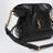 Pochette mini Jamie en cuir d’agneau noir