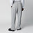 Pantaloni in lana grigio chiaro mélange