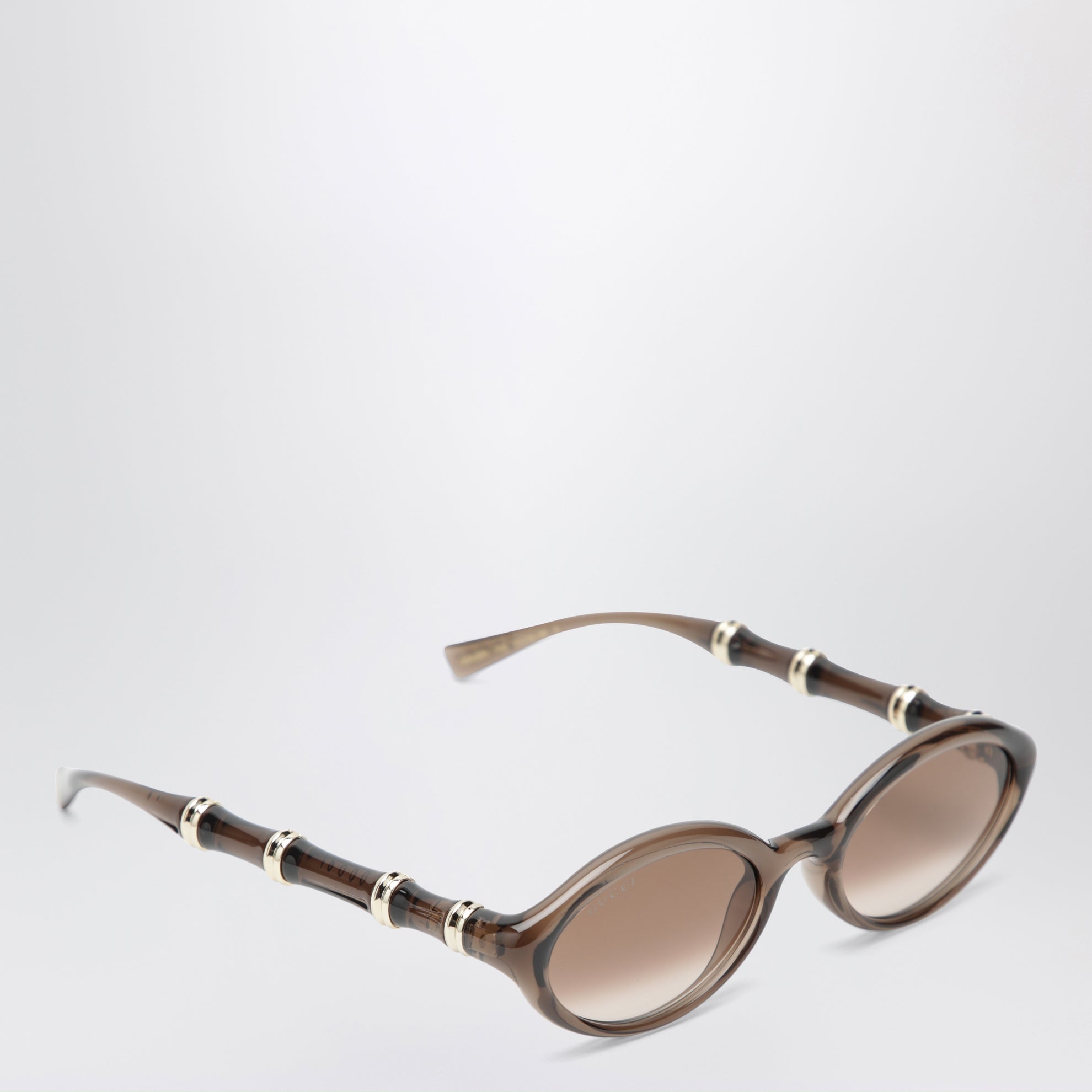 Brown oval sunglasses