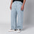 Jeans a gamba ampia con lavaggio Sky Bleached