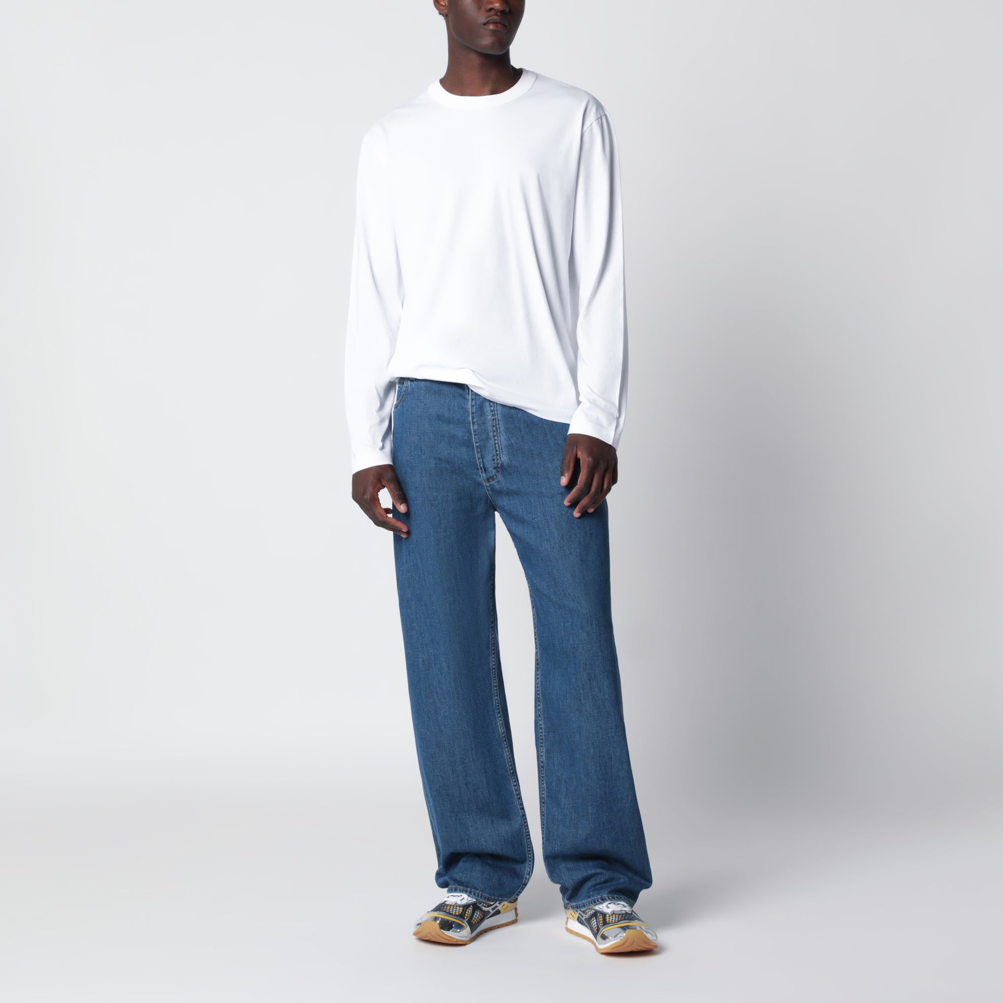 Jean ample bleu moyen