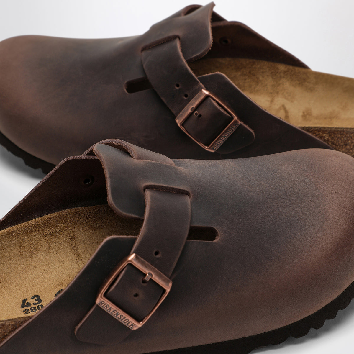 Sabots Boston en cuir huilé Habana par Birkenstock
