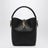Sac seau Le 37 en cuir grainé noir