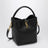 Sac seau Le 37 en cuir grainé noir