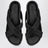 Sandales Nichols en cuir lisse noir