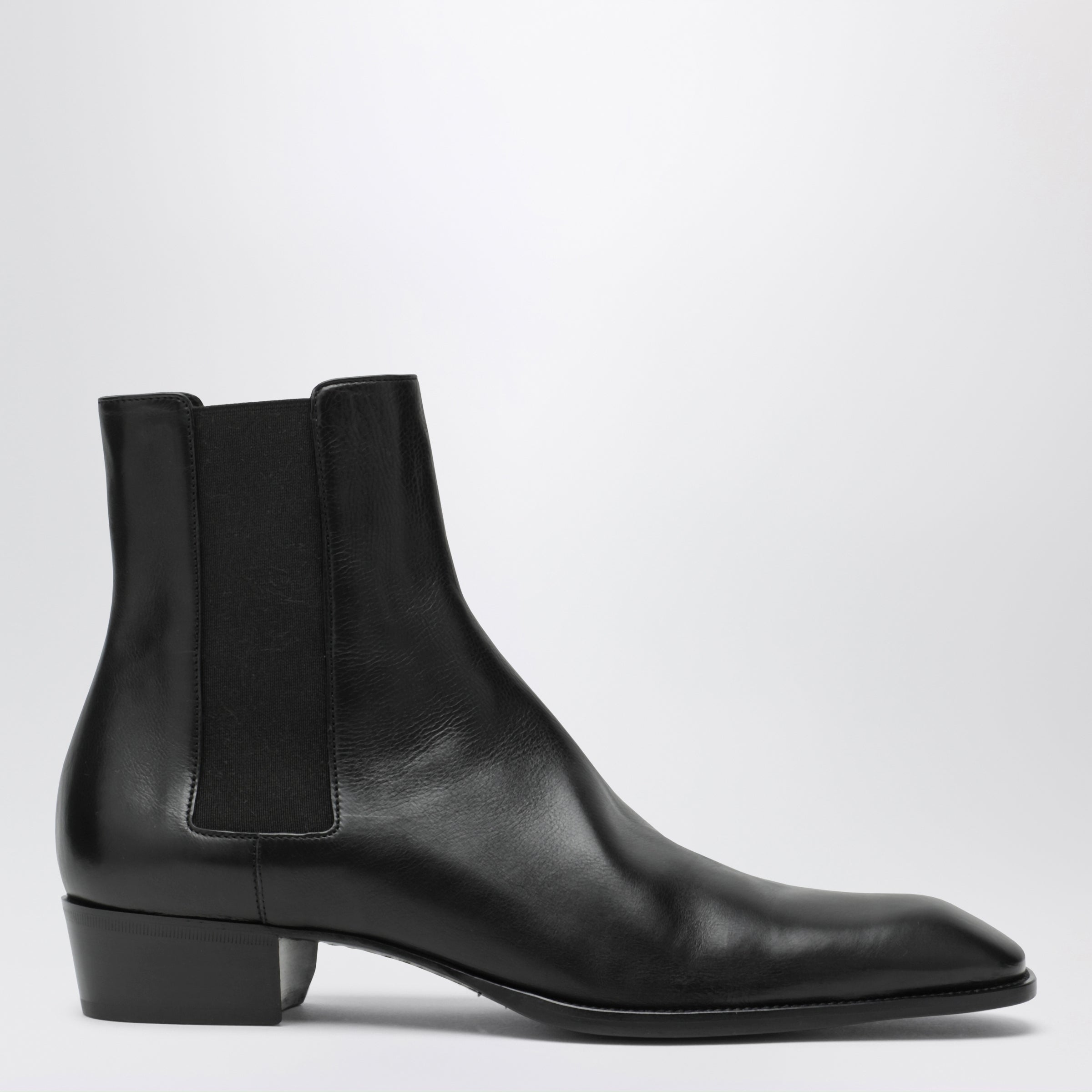 SAINT LAURENT ブラック レザー ブーツ 40 Saint Laurent Black Stanton Chelsea Boots | TheDoubleF