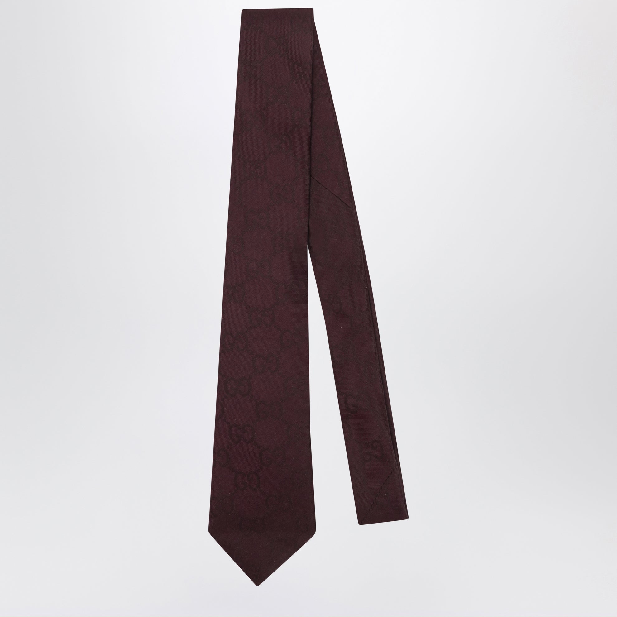 Krawatte aus Baumwolle und Seide mit GG-Jacquard