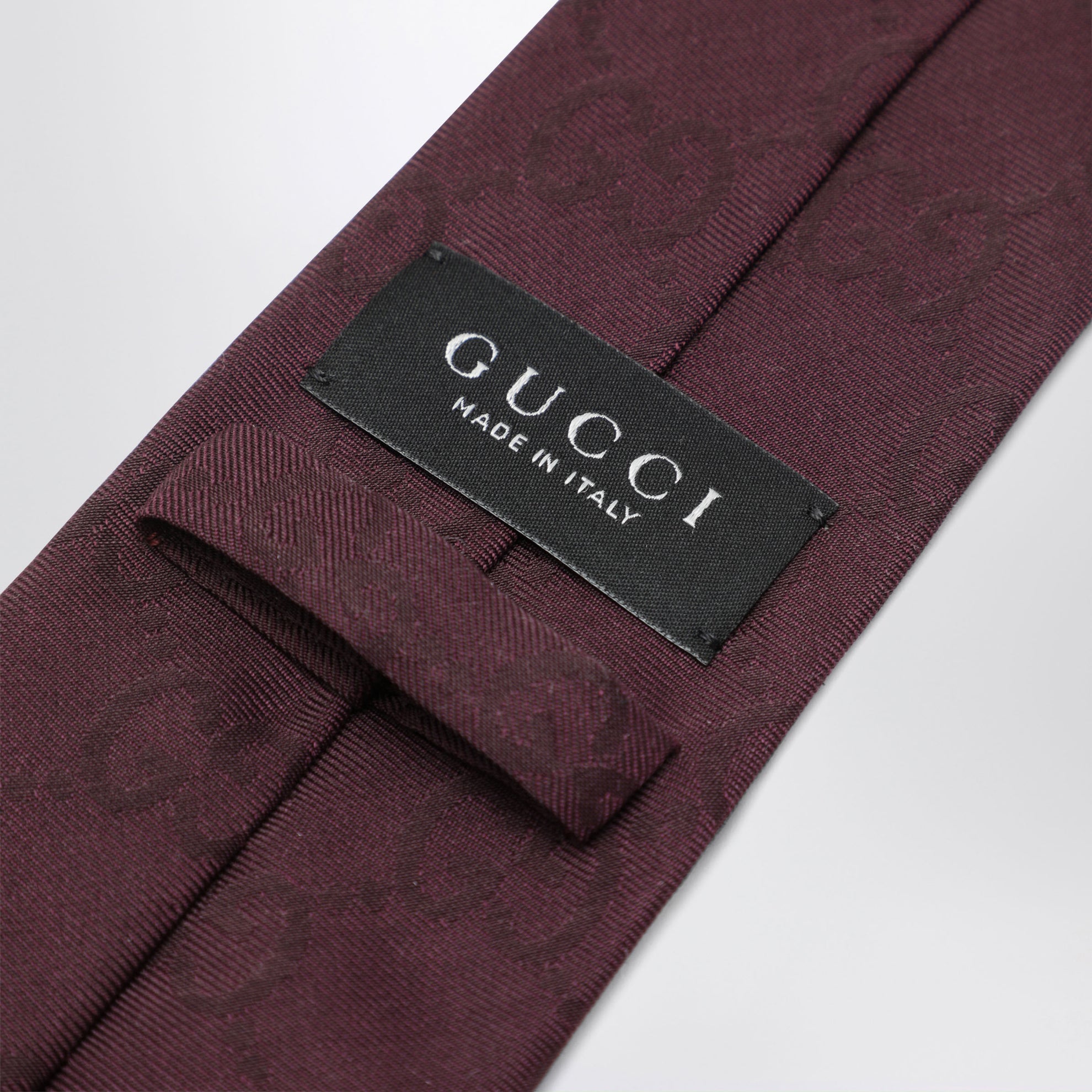 Krawatte aus Baumwolle und Seide mit GG-Jacquard