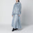 Giacca in denim azzurra effetto vintage