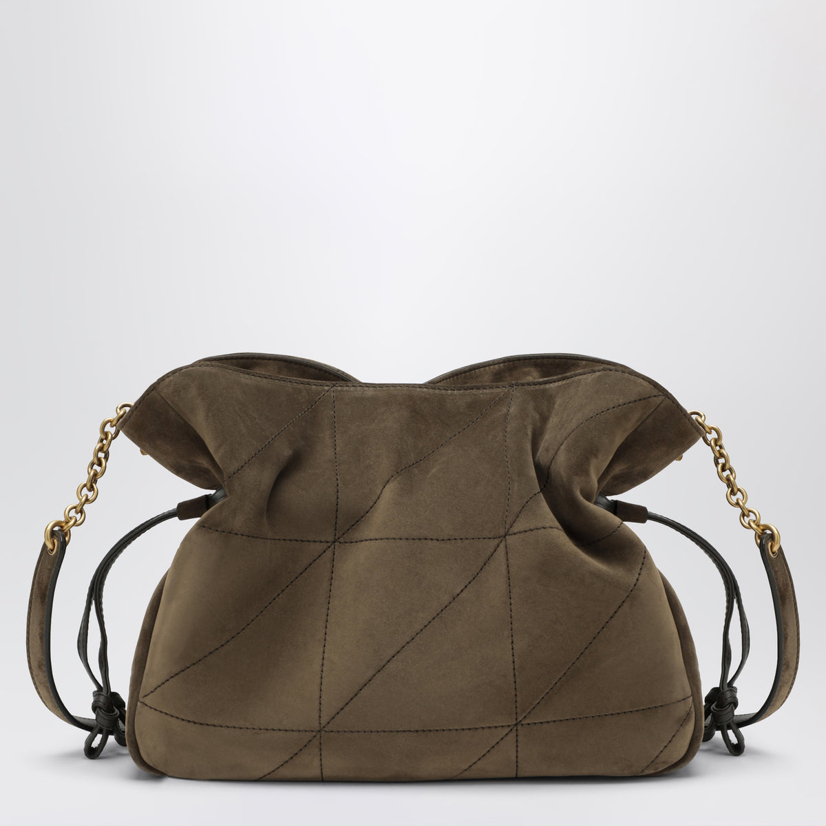 Jamie suede shoulder clutch