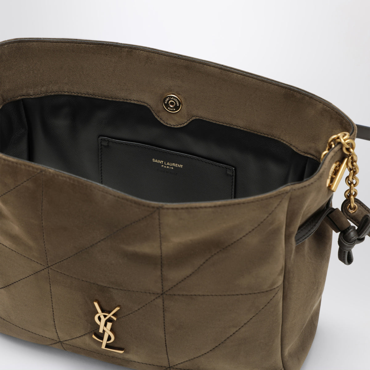 Jamie suede shoulder clutch
